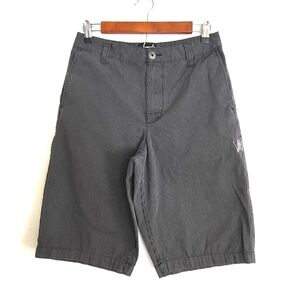Vans Dark Gray Flat Front Shorts for Casual Wear